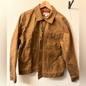 Filson Tin Cloth Short Cruiser Jacket Size L